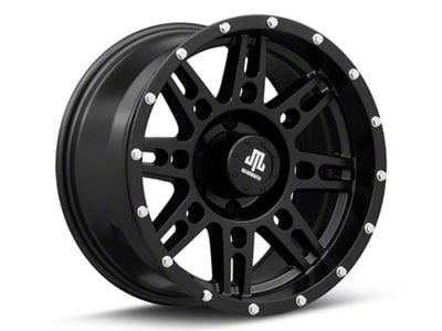 Mammoth Vader Beadlock Matte Black 6-Lug Wheel; 17x9; -6mm Offset (23-25 Canyon)