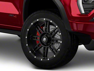 Mammoth Vader Beadlock Matte Black 6-Lug Wheel; 20x9; -6mm Offset (23-25 Canyon)