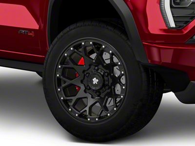 Mammoth Vex Satin Black Machined 6-Lug Wheel; 20x9; -6mm Offset (23-25 Canyon)