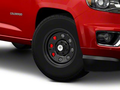 Mammoth 8-Hole Gloss Black 6-Lug Wheel; 17x8; -6mm Offset (23-25 Colorado)