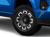 Mammoth Boss Satin Black Machined 6-Lug Wheel; 20x9; -6mm Offset (23-25 Colorado)