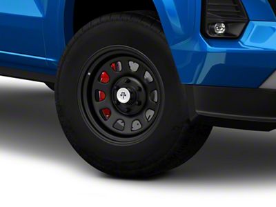 Mammoth D Window Matte Black 6-Lug Wheel; 17x9; -6mm Offset (23-25 Colorado)