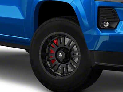 Mammoth Krawler Satin Black 6-Lug Wheel; 17x9; -12mm Offset (23-25 Colorado)