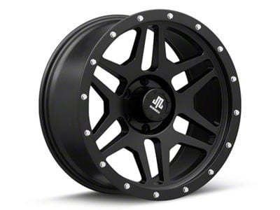 Mammoth Split 6 Beadlock Matte Black 6-Lug Wheel; 20x9; -6mm Offset (23-25 Colorado)