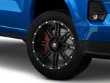 Mammoth Vader Beadlock Matte Black 6-Lug Wheel; 20x9; -6mm Offset (23-26 Colorado)