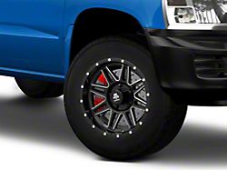 Mammoth Revolver Gloss Black Machined 5-Lug Wheel; 17x9; -6mm Offset (05-11 Dakota)