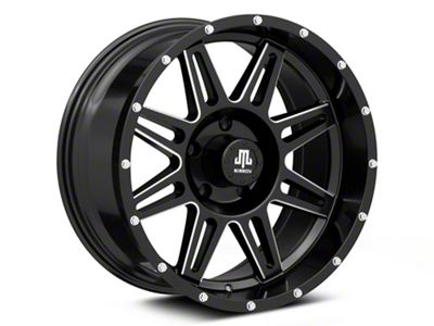 Mammoth TR8 Satin Black 5-Lug Wheel; 20x10; -12mm Offset (05-11 Dakota)