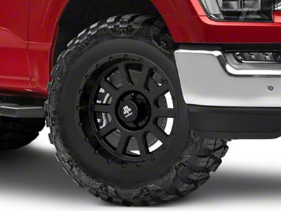 Mammoth 10 Hole Matte Black 6-Lug Wheel; 18x9; 0mm Offset (21-24 F-150)