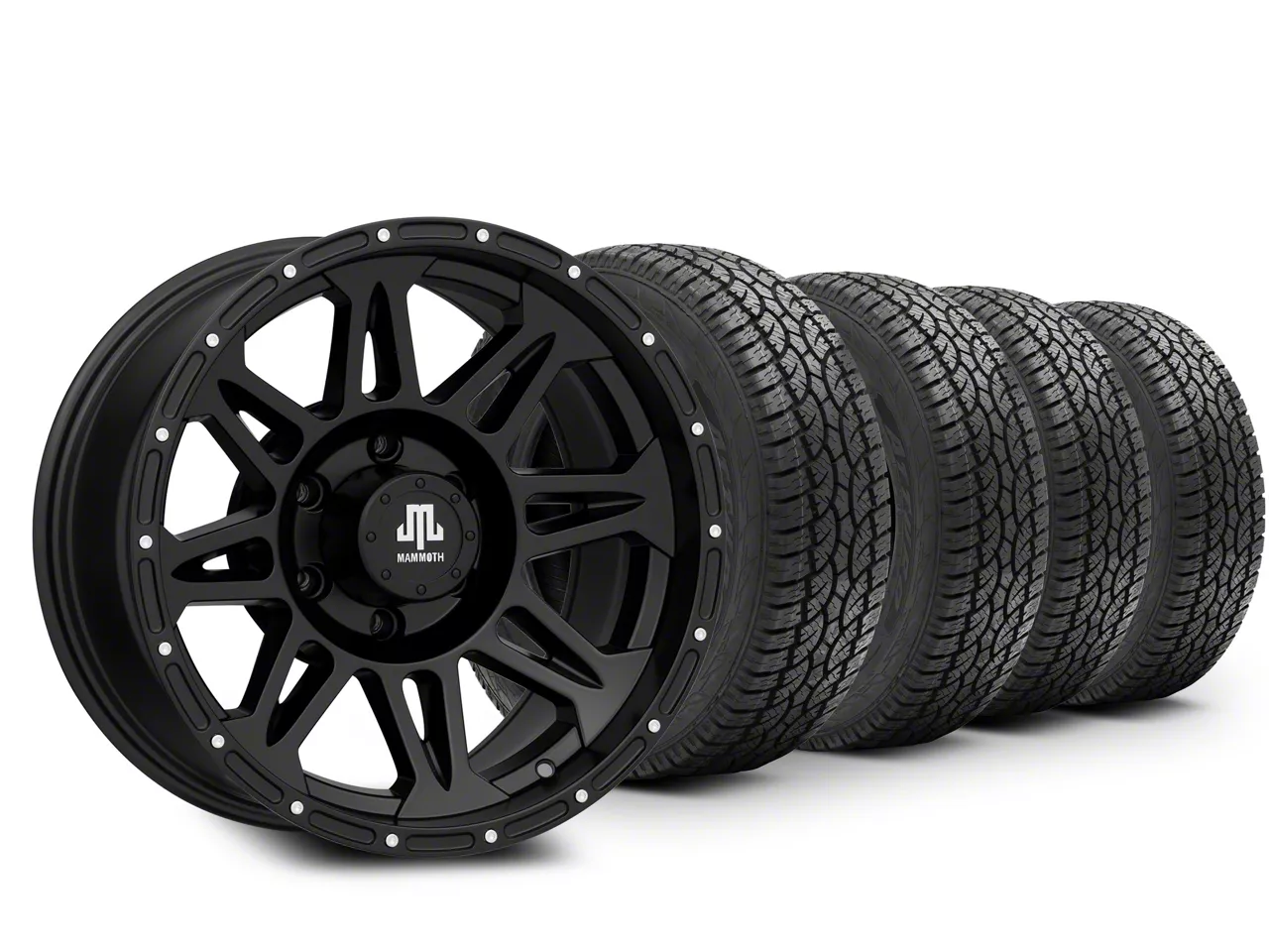 17×9 Mammoth 8 Beadlock & 32in Atturo All-Terrain Trail Blade A/T Tire Package (09-14 F-150)