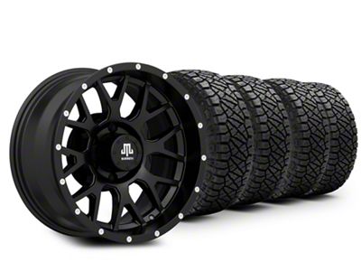 18x9 Mammoth Mesh & 33in NITTO All-Terrain Ridge Grappler A/T Tire Package (15-20 F-150)