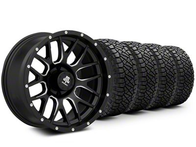 18x9 Mammoth Mesh & 33in NITTO All-Terrain Ridge Grappler A/T Tire Package (09-14 F-150)