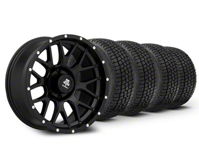 Mammoth 18x9 Mammoth Mesh & 33in Milestar All-Terrain Patagonia AT/R Tire Package (15-20 F-150)