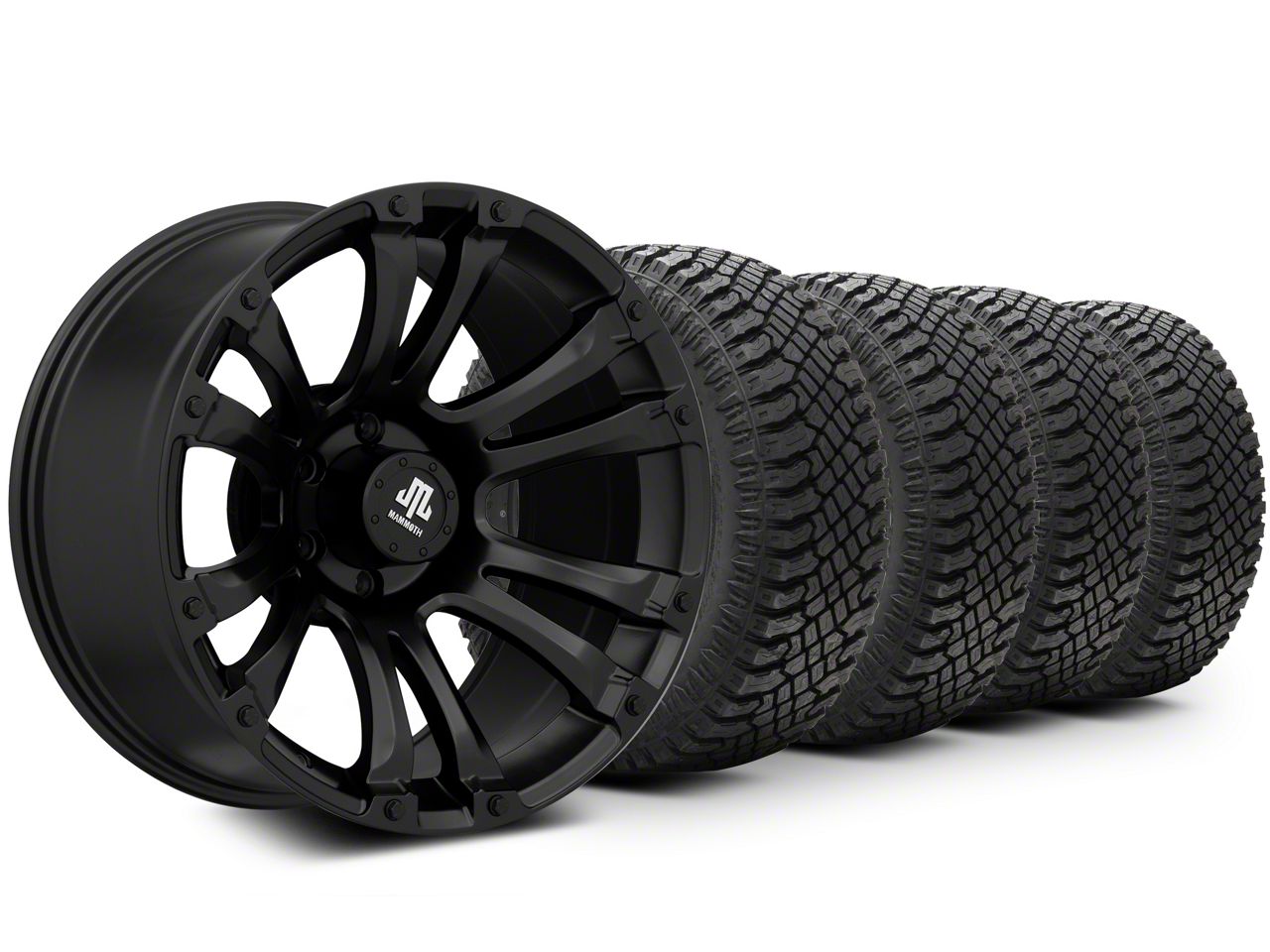 20×10 Mammoth Madness & 33in Atturo All-Terrain Trail Blade X/T Tire Package (09-14 F-150)