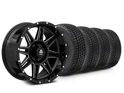 20x9.5 Mammoth Revolver & 32in Milestar All-Terrain Patagonia AT/R Tire Package (15-20 F-150)