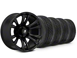 20x9 Mammoth Madness & 33in Milestar All-Terrain Patagonia AT/R Tire Package (21-25 F-150)