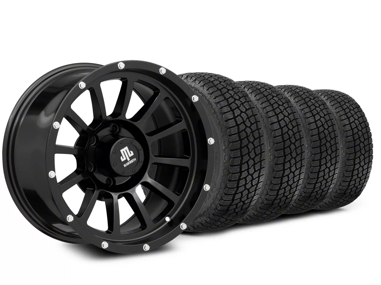 20×9 Mammoth SP12 & 32in Milestar All-Terrain Patagonia AT/R Tire Package (09-14 F-150)