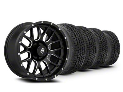 18x9 Mammoth Mesh Wheel & 33in Milestar All-Terrain Patagonia AT/R Tire Package (15-20 F-150)