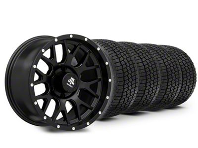 17x9 Mammoth Beadlock Wheel & 33in Milestar All-Terrain Patagonia AT/R Tire Package (15-20 F-150)