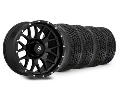 18x9 Mammoth Mesh Wheel & 33in Milestar All-Terrain Patagonia AT/R Tire Package (15-20 F-150)