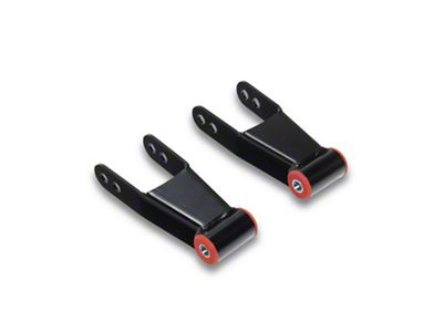 Mammoth Rear Lowering Shackles; 2-Inch (97-03 F-150)