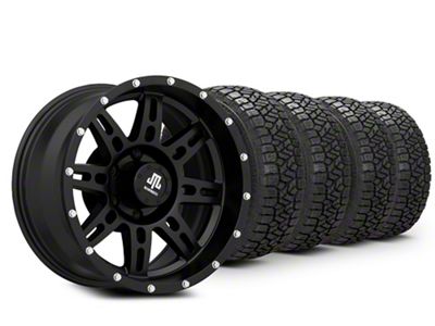 17x9 Mammoth Split 8 Wheel & 33in Kenda All-Terrain KLEVER A/T2 KR628 Tire Package (15-20 F-150)