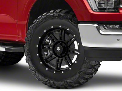 Mammoth Split-8 Beadlock Matte Black 6-Lug Wheel; 18x9; 0mm Offset (21-24 F-150)