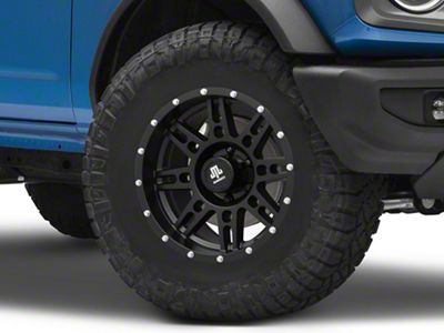Mammoth Vader Beadlock Matte Black 6-Lug Wheel; 17x9; -6mm Offset (21-25 F-150)