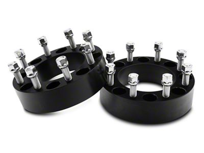 Mammoth 2-Inch Wheel Spacers; Black (11-24 F-350 Super Duty)