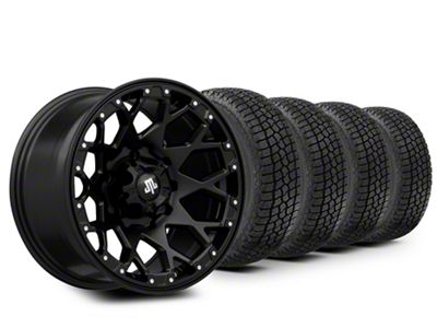 20x9 Mammoth Vex & 33in Milestar All-Terrain Patagonia AT/R Tire Package (21-25 F-150)