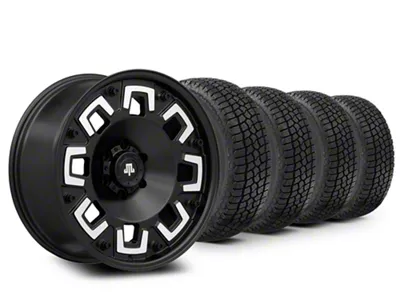 20x9 Mammoth BOSS & 33in Milestar All-Terrain Patagonia AT/R Tire Package (19-25 Silverado 1500)
