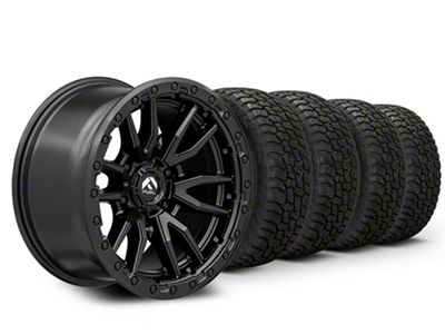 17x9 Fuel Wheels Rebel & 33in Mickey Thompson All-Terrain Baja Boss A/T Tire Package (15-20 F-150)