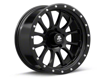 Mammoth 12 Hole Satin Black 5-Lug Wheel; 20x9; -6mm Offset (02-08 RAM 1500, Excluding Mega Cab)