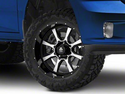 Mammoth High Roller Gloss Black 5-Lug Wheel; 20x10; -24mm Offset (09-18 RAM 1500)