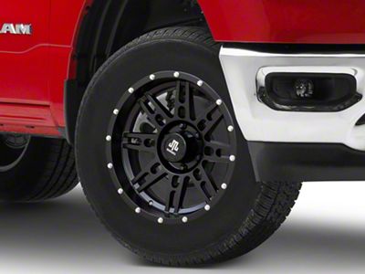 Mammoth High Roller Gloss Black 6-Lug Wheel; 18x9; -6mm Offset (19-26 RAM 1500)
