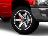 Mammoth Rogue Matte Black Machined 5-Lug Wheel; 20x9; -6mm Offset (94-01 RAM 1500)