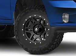 Mammoth Split 6 Beadlock Matte Black 5-Lug Wheel; 17x9; -6mm Offset (09-18 RAM 1500)