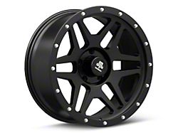 Mammoth Split 6 Beadlock Matte Black 5-Lug Wheel; 20x9; -6mm Offset (09-18 RAM 1500)