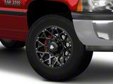 Mammoth Vex Satin Black Satin Black 8-Lug Wheel; 18x9; -6mm Offset (94-02 RAM 2500)