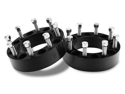 Mammoth 2-Inch Wheel Spacers; Black (12-24 RAM 3500 SRW)