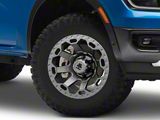 Mammoth Synister Charcoal 6-Lug Wheel; 17x8.5; 0mm Offset (24-26 Ranger)