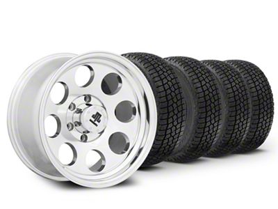 Mammoth 17x9 Mammoth 8 Aluminum & 33in Milestar All-Terrain Patagonia AT/R Tire Package (07-13 Sierra 1500)