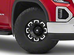 Mammoth Boss Satin Black Machined 6-Lug Wheel; 17x9; -6mm Offset (19-25 Sierra 1500)