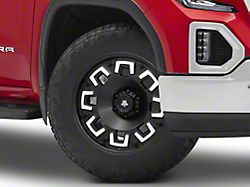 Mammoth Boss Satin Black Machined 6-Lug Wheel; 20x9; -6mm Offset (19-25 Sierra 1500)