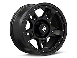Mammoth Cliff Hanger Matte Black 6-Lug Wheel; 17x9; -6mm Offset (14-18 Sierra 1500)