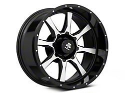 Mammoth High Roller Gloss Black Machined 6-Lug Wheel; 20x10; -24mm Offset (19-25 Sierra 1500)