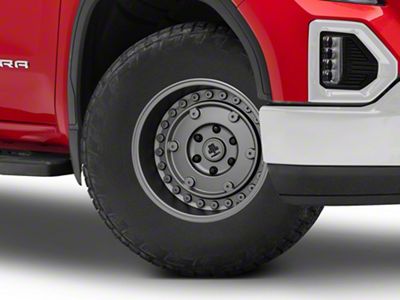 Mammoth Militant Charcoal Wheel; 17x9.5; -18mm Offset (19-23 Sierra 1500)