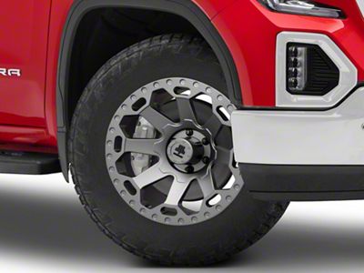 Mammoth Synister Charcoal 6-Lug Wheel; 20x9; -6mm Offset (19-25 Sierra 1500)