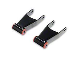 Mammoth Rear Lowering Shackles; 2-Inch (11-26 Sierra 2500 HD)