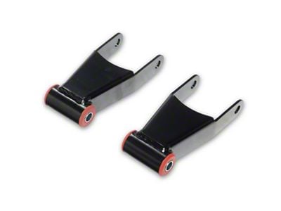Mammoth Rear Lowering Shackles; 2-Inch (11-26 Sierra 2500 HD)