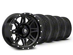 Mammoth 17x9 Mammoth Split 8 & 33in Milestar All-Terrain Patagonia AT/R Tire Package (14-18 Silverado 1500)